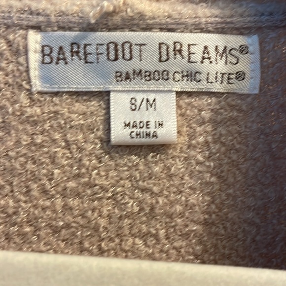 Barefoot Dreams Bamboo Chic Lite Beige Cardigan - Picture 3 of 5